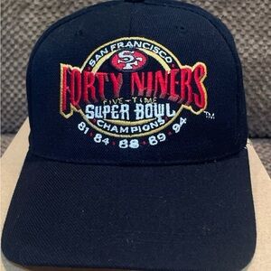 Reebok Black San Francisco 49ers Hat